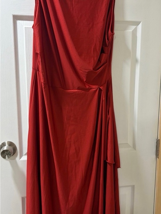 Fashion Nova Dresses & Skirts - Fashion Nova Sleeveless Draped Maxi Dress in Red